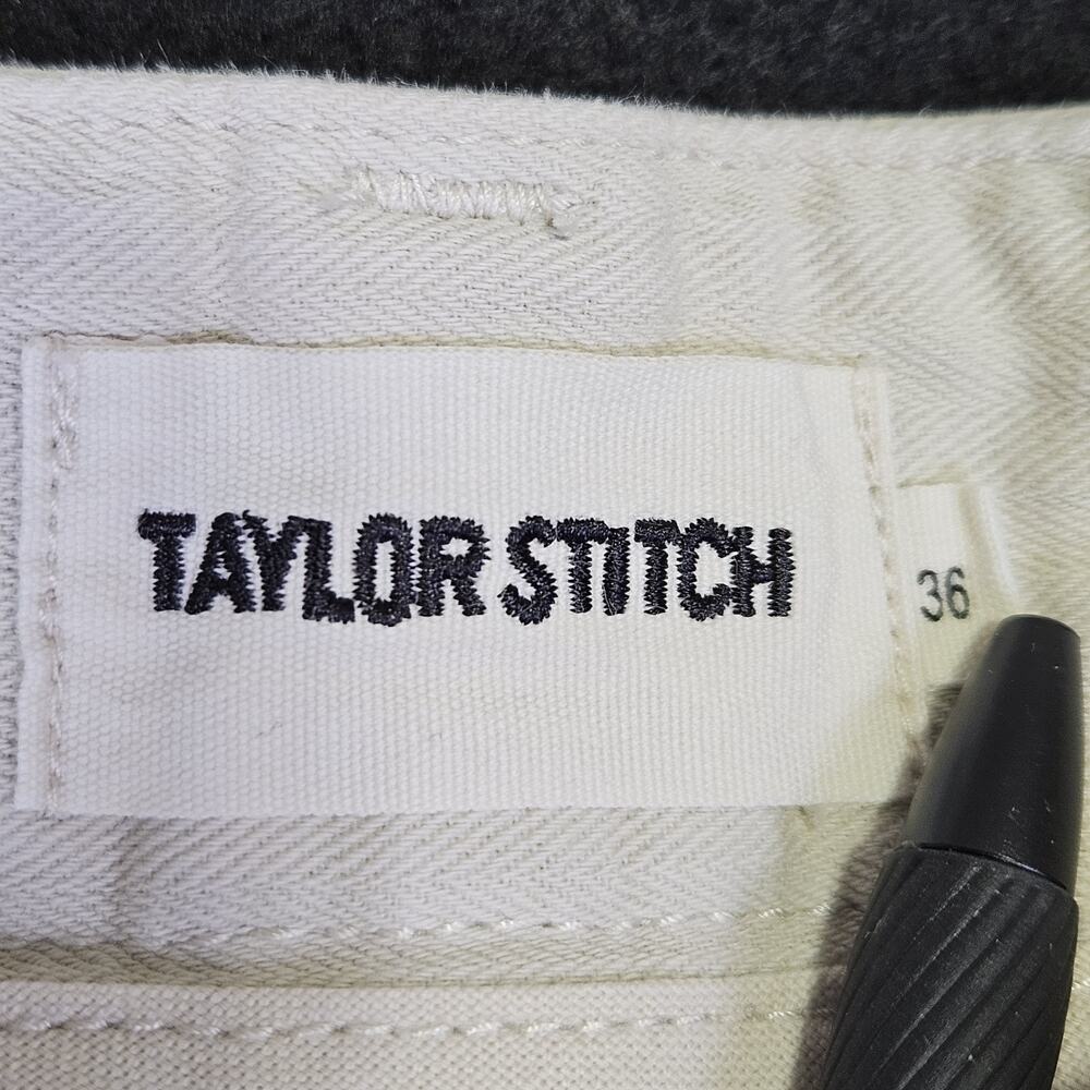 Taylor Stitch Democratic Foundation Pant Mens 36 Chino 100% Organic Cotton Khaki - Picture 7 of 15